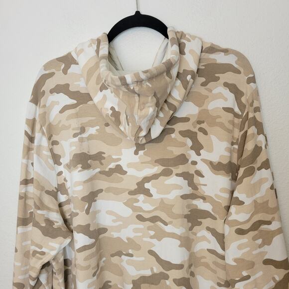 TORRID Active Tan Camo Pullover Hoodie Sweatshirt Cozy Neutral Plus Size 3X - Picture 11 of 15
